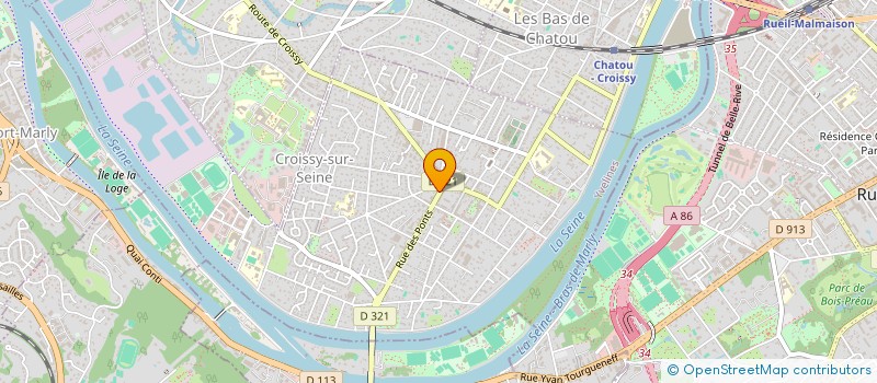 localisation de l'entreprise MADAME DOMINIQUE MAROTINE  CROISSY-SUR-SEINE