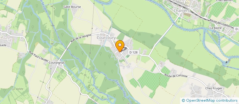 localisation de l'entreprise MADAME DOMINIQUE MARQUET  COURCOURY