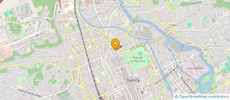 localisation de l'entreprise MADAME DOMINIQUE MARTEL  NANCY