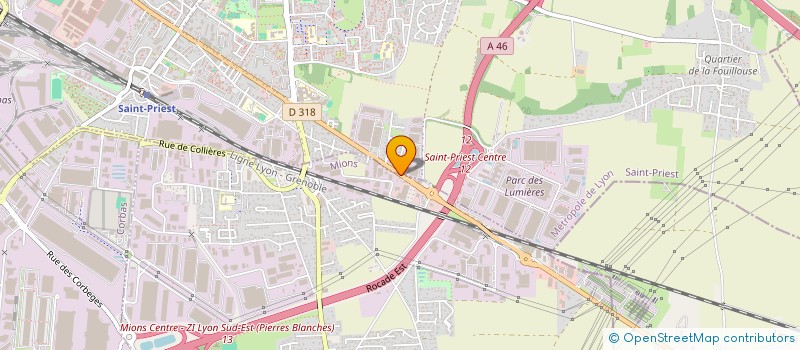 localisation de l'entreprise MADAME DOMINIQUE MARTIN  MIONS