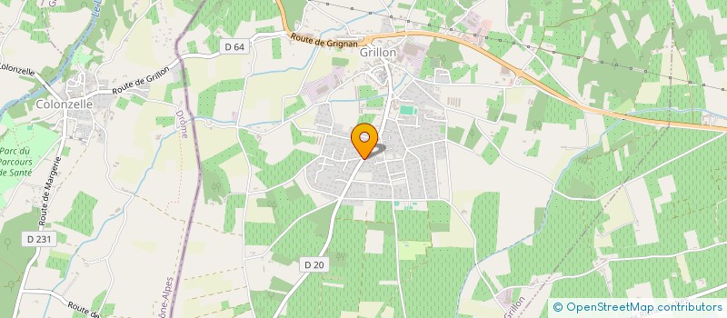 localisation de l'entreprise MADAME DOMINIQUE MARTINY à GRILLON