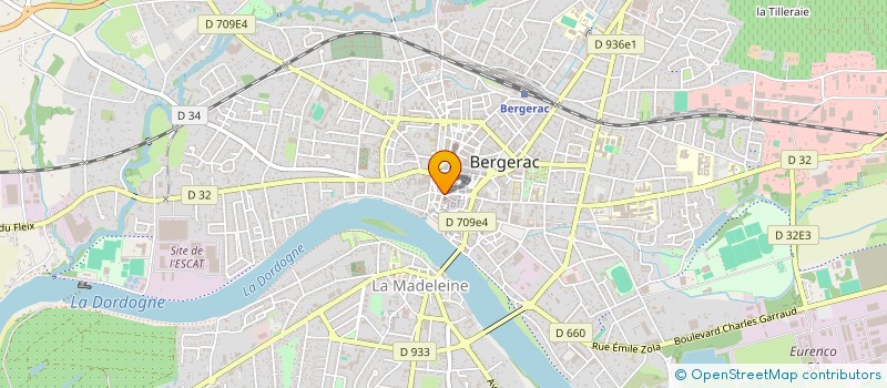 localisation de l'entreprise MADAME DOMINIQUE MARTY à BERGERAC