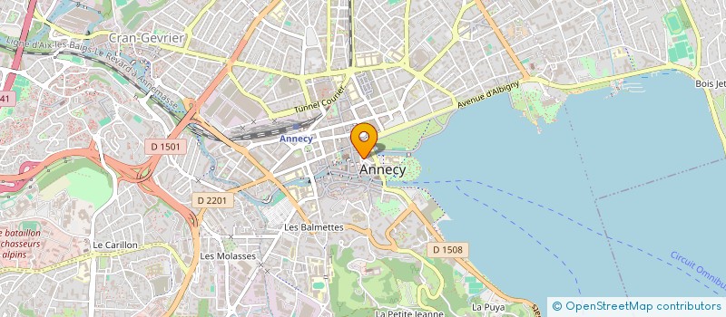 localisation de l'entreprise MADAME DOMINIQUE MASCLE à ANNECY