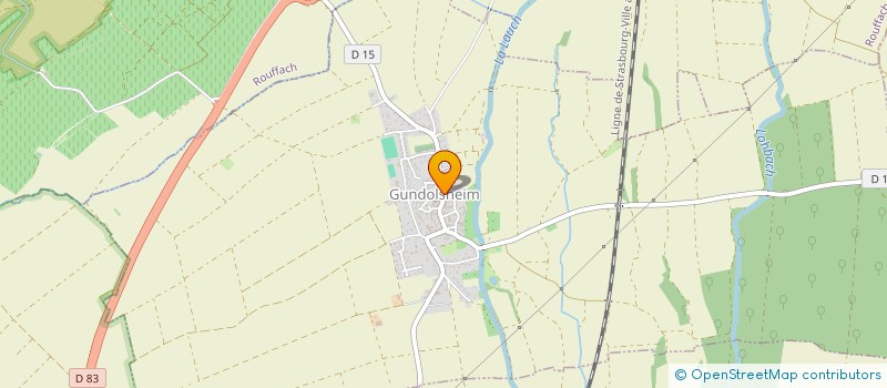 localisation de l'entreprise MADAME DOMINIQUE MATWYSCHUK  GUNDOLSHEIM