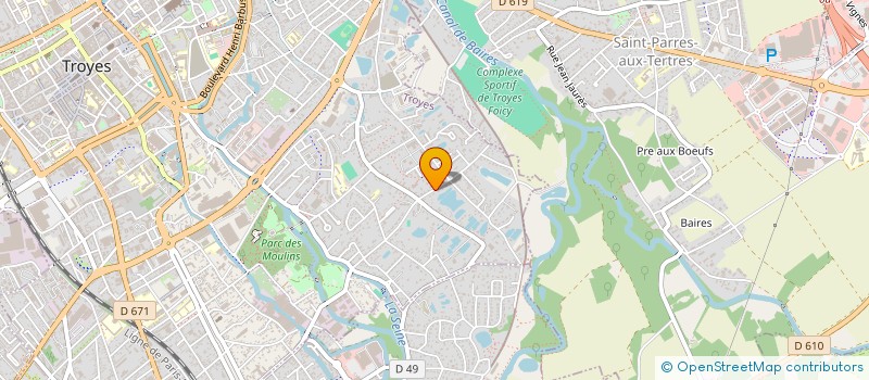 localisation de l'entreprise MADAME DOMINIQUE MAUFROY  TROYES