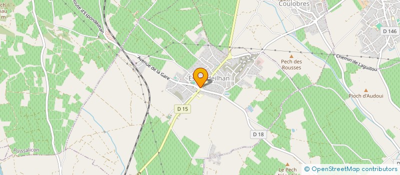 localisation de l'entreprise MADAME DOMINIQUE MAZELLA  ESPONDEILHAN