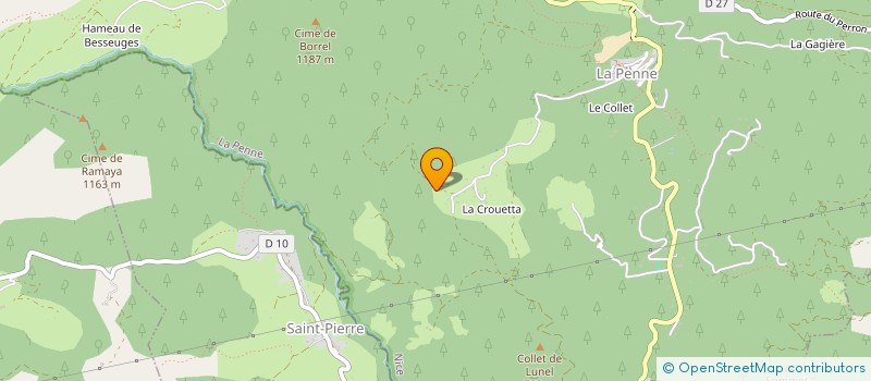 localisation de l'entreprise MADAME DOMINIQUE MAZZONI  LA PENNE