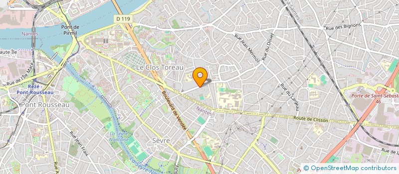 localisation de l'entreprise MADAME DOMINIQUE MEFFRE  SAINT-SEBASTIEN-SUR-LOIRE