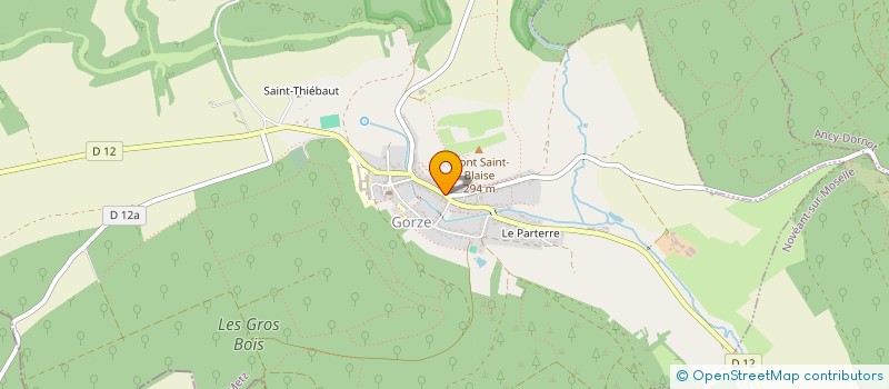localisation de l'entreprise MADAME DOMINIQUE MELLINGER à GORZE