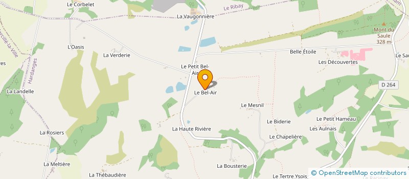 localisation de l'entreprise MADAME DOMINIQUE MENAGER  HARDANGES