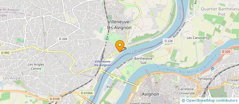localisation de l'entreprise MADAME DOMINIQUE MENARD à VILLENEUVE-LES-AVIGNON
