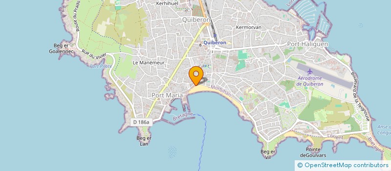 localisation de l'entreprise MADAME DOMINIQUE MENOU à QUIBERON