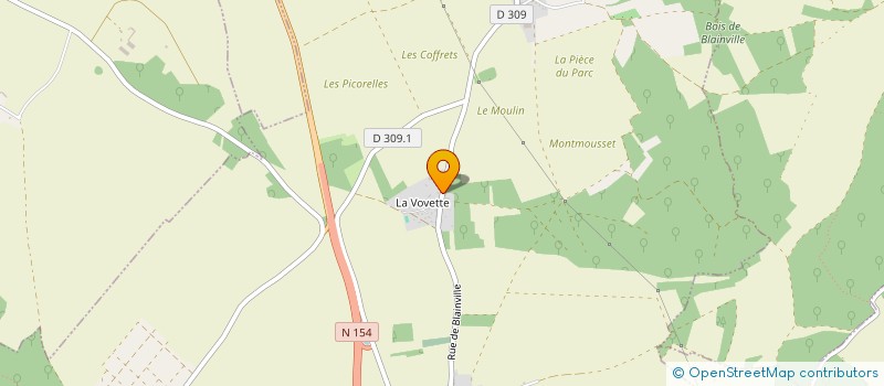 localisation de l'entreprise MADAME DOMINIQUE MERAY à MARVILLE-MOUTIERS-BRULE