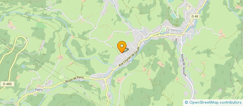 localisation de l'entreprise MADAME DOMINIQUE MERCIER  ORBEY