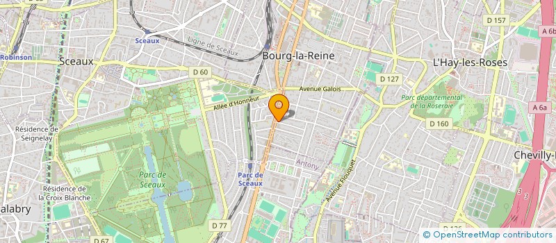 localisation de l'entreprise MADAME DOMINIQUE MERGUI à BOURG-LA-REINE