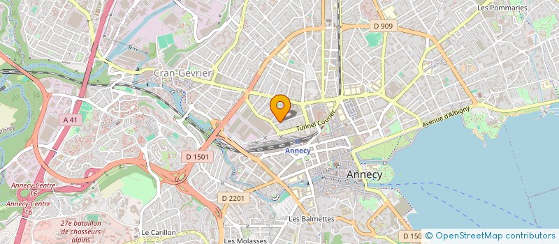 localisation de l'entreprise MADAME DOMINIQUE MERMILLOD-ANSELME à ANNECY