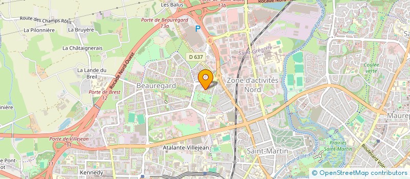 localisation de l'entreprise MADAME DOMINIQUE MESNY  RENNES