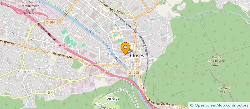 localisation de l'entreprise MADAME DOMINIQUE MESSING  CLUSES