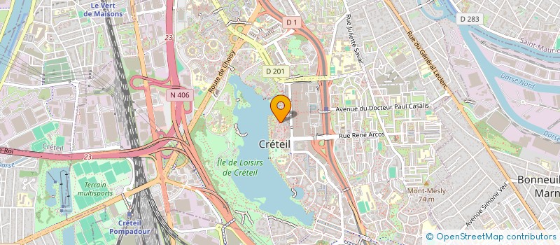 localisation de l'entreprise MADAME DOMINIQUE MESTRE ANGELINA  CRETEIL