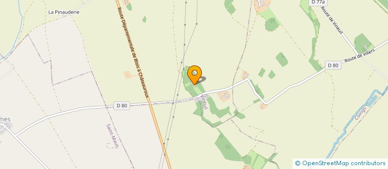 localisation de l'entreprise MADAME DOMINIQUE MEUNIER  VINEUIL