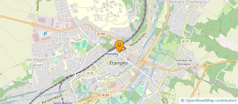 localisation de l'entreprise MADAME DOMINIQUE MEURGUES à ETAMPES