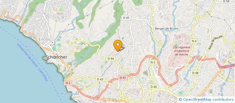 localisation de l'entreprise MADAME DOMINIQUE MEZIN  SCHOELCHER