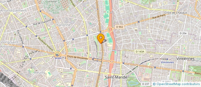 localisation de l'entreprise MADAME DOMINIQUE MICHINEAU  PARIS