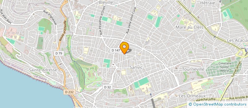 localisation de l'entreprise MADAME DOMINIQUE MICHON à LE HAVRE