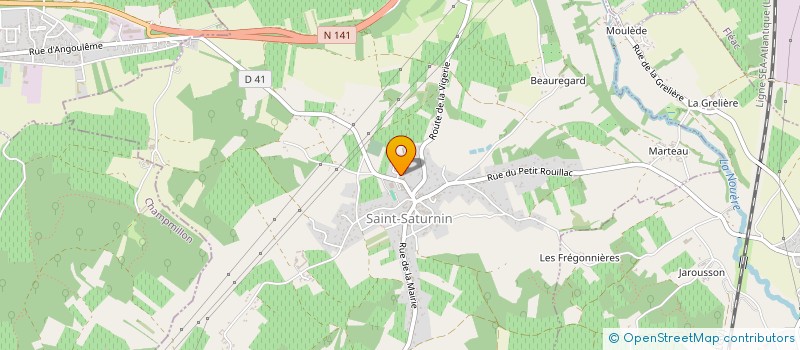 localisation de l'entreprise MADAME DOMINIQUE MIGAUD à SAINT-SATURNIN