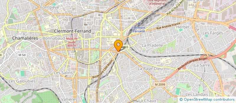 localisation de l'entreprise MADAME DOMINIQUE MOIRIAT  CLERMONT-FERRAND