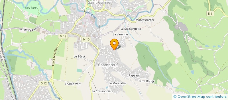 localisation de l'entreprise MADAME DOMINIQUE MONTARD  CHAMBUF