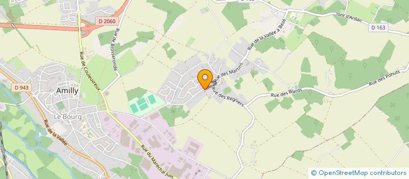 localisation de l'entreprise MADAME DOMINIQUE MONTBABUT  AMILLY