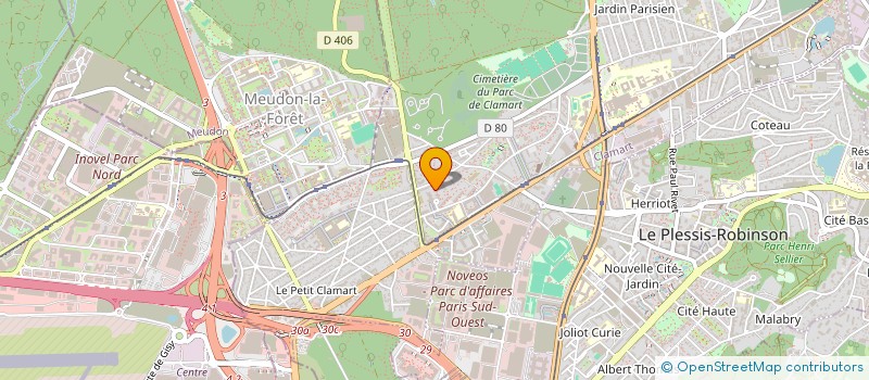 localisation de l'entreprise MADAME DOMINIQUE MOREAU à CLAMART
