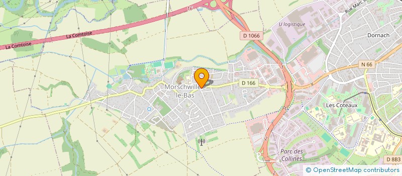 localisation de l'entreprise MADAME DOMINIQUE MOREAU  MORSCHWILLER-LE-BAS