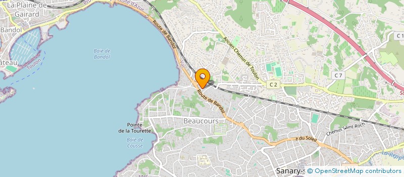 localisation de l'entreprise MADAME DOMINIQUE MOREL  SANARY-SUR-MER