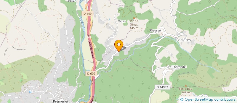 localisation de l'entreprise MADAME DOMINIQUE MOREL  FOZIERES