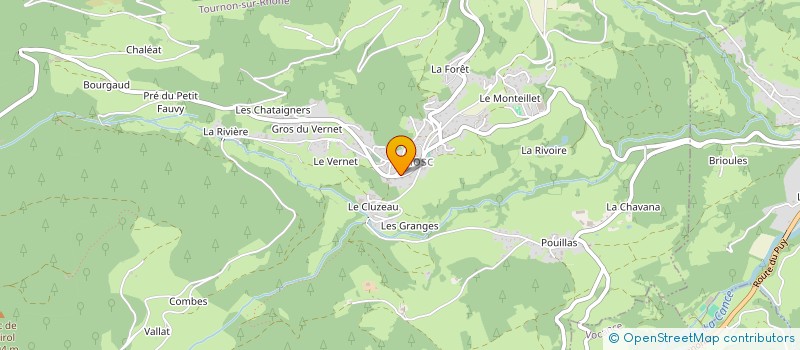 localisation de l'entreprise MADAME DOMINIQUE MORFIN à VANOSC
