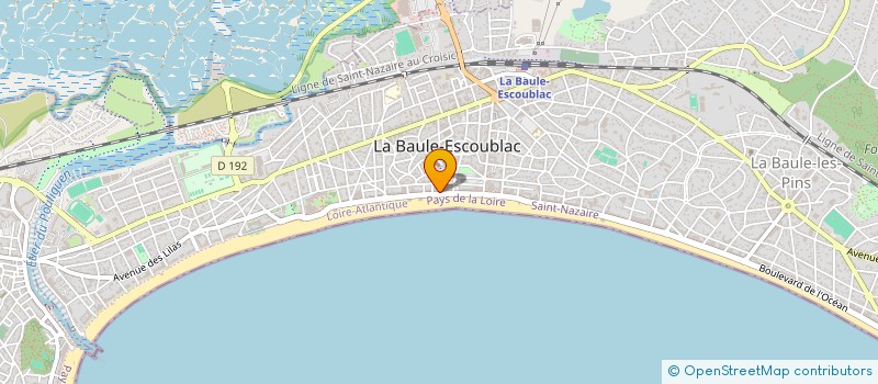 localisation de l'entreprise MADAME DOMINIQUE MORICE à LA BAULE-ESCOUBLAC