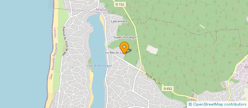 localisation de l'entreprise MADAME DOMINIQUE MORICHERE  SOORTS-HOSSEGOR