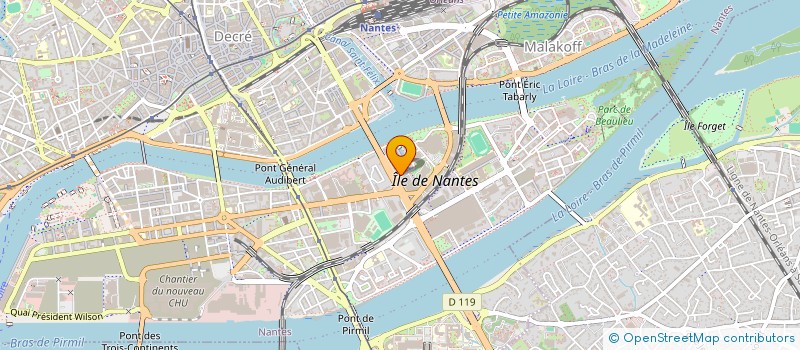 localisation de l'entreprise MADAME DOMINIQUE MORISSET à NANTES
