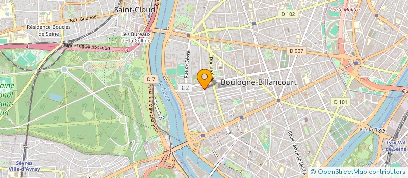 localisation de l'entreprise MADAME DOMINIQUE MOSER à BOULOGNE-BILLANCOURT