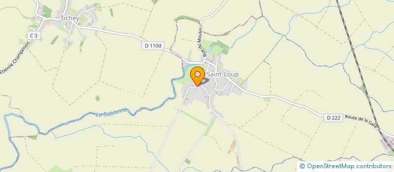 localisation de l'entreprise MADAME DOMINIQUE MOUILLEBOUCHE  SAINT-LOUP