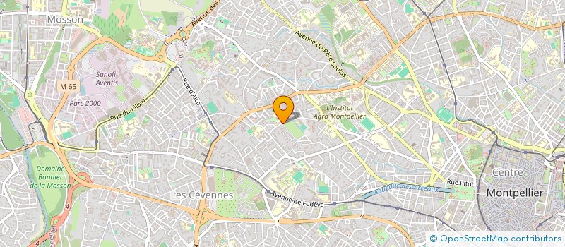 localisation de l'entreprise MADAME DOMINIQUE MOUNIER à MONTPELLIER