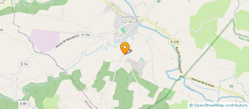 localisation de l'entreprise MADAME DOMINIQUE MOURET à DAUMAZAN-SUR-ARIZE