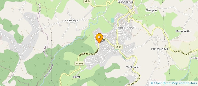 localisation de l'entreprise MADAME DOMINIQUE MOUTIN à SAINT-HEAND