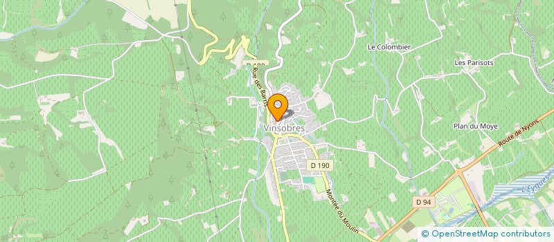 localisation de l'entreprise MADAME DOMINIQUE MOUTON à VINSOBRES