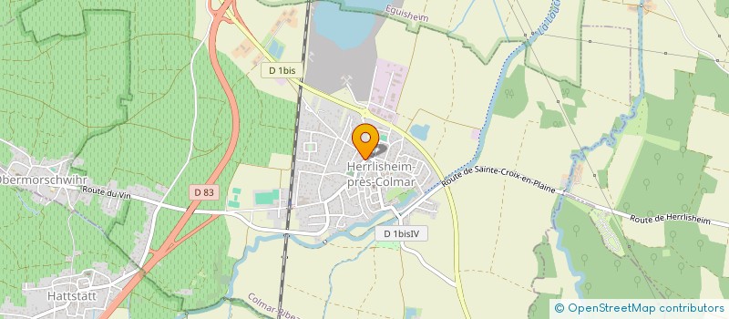 localisation de l'entreprise MADAME DOMINIQUE MOVILLE  HERRLISHEIM-PRES-COLMAR