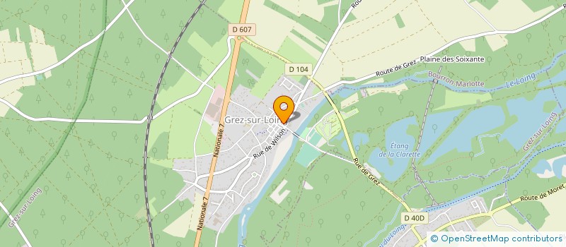 localisation de l'entreprise MADAME DOMINIQUE NEDELLEC à GREZ-SUR-LOING