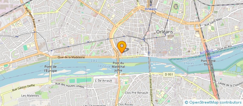 localisation de l'entreprise MADAME DOMINIQUE NUGEYRE à ORLEANS