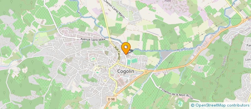 localisation de l'entreprise MADAME DOMINIQUE OBERGFELL à GRIMAUD